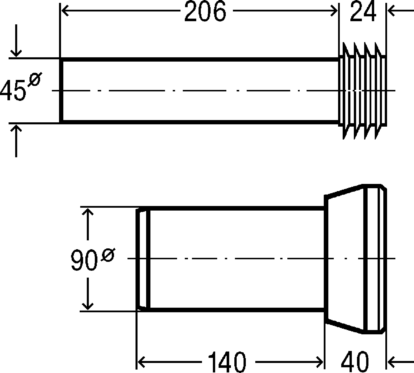 Комплект патрубков для подвесного унитаза Viega 308414