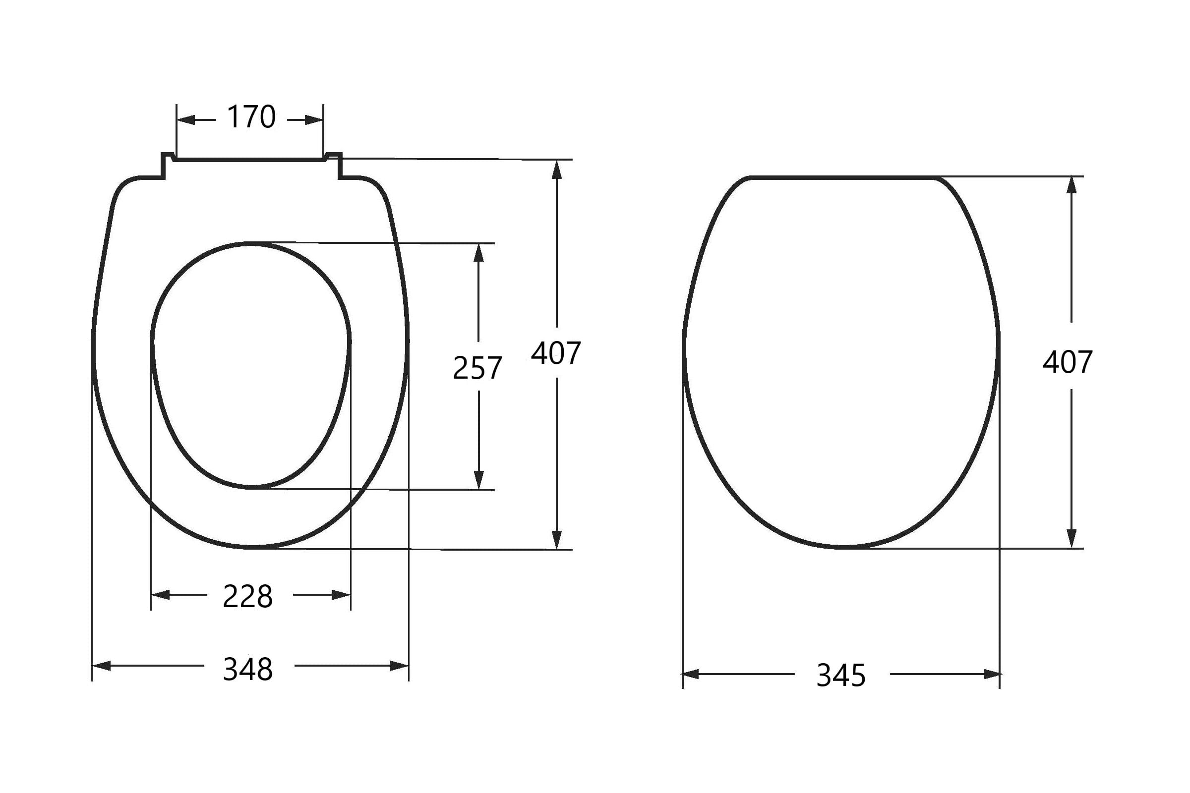 Сиденье с крышкой для унитаза Creavit Sedef KC1303.01.0000E