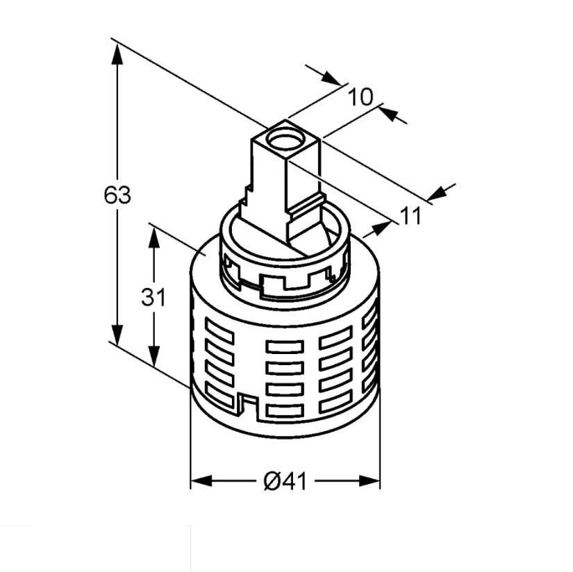 Картридж керамический 41 мм KLUDI 7685600-00