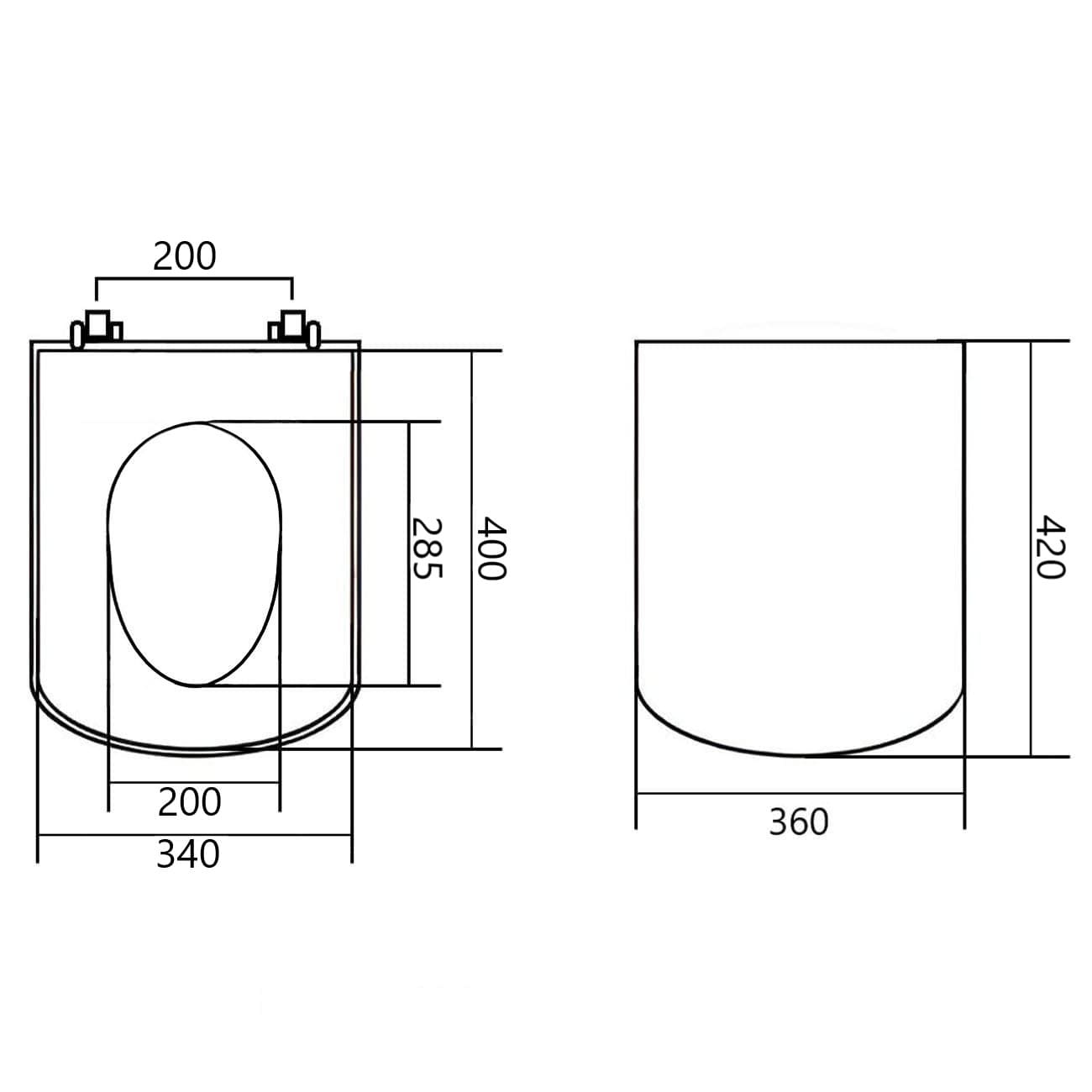 Сиденье с крышкой для унитаза Roca Hall 801622004 (7801622004)