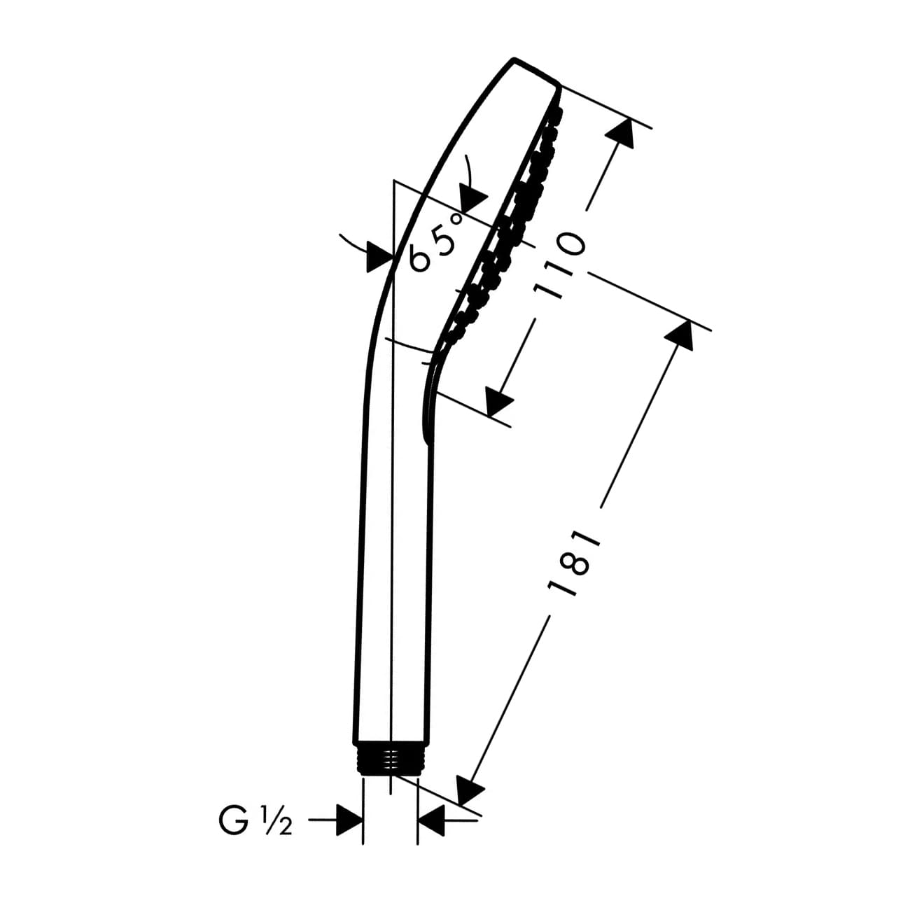 Ручной душ Hansgrohe Croma Select E Vario 26812408