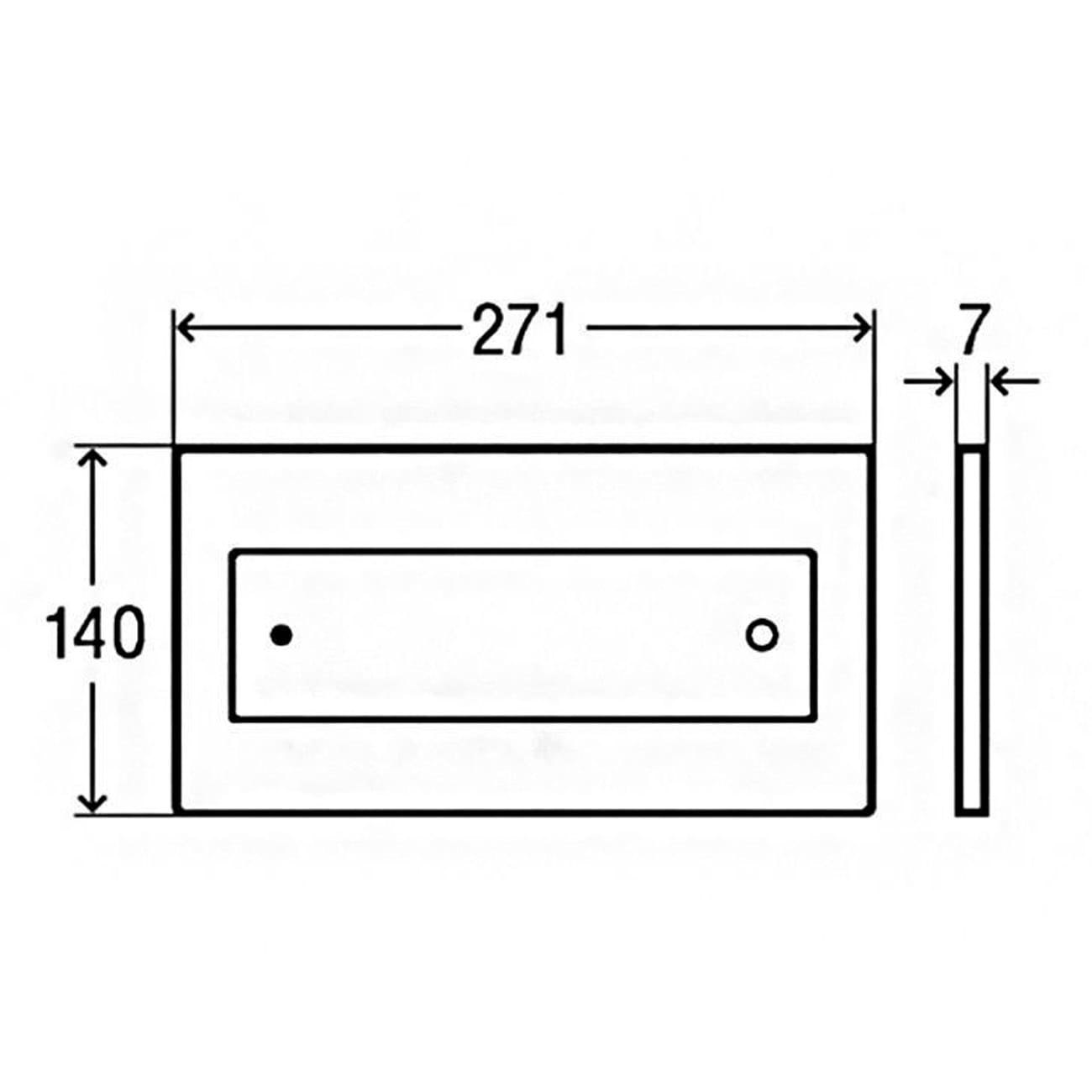 Клавиша смыва Visign for Style 12 Viega 597276