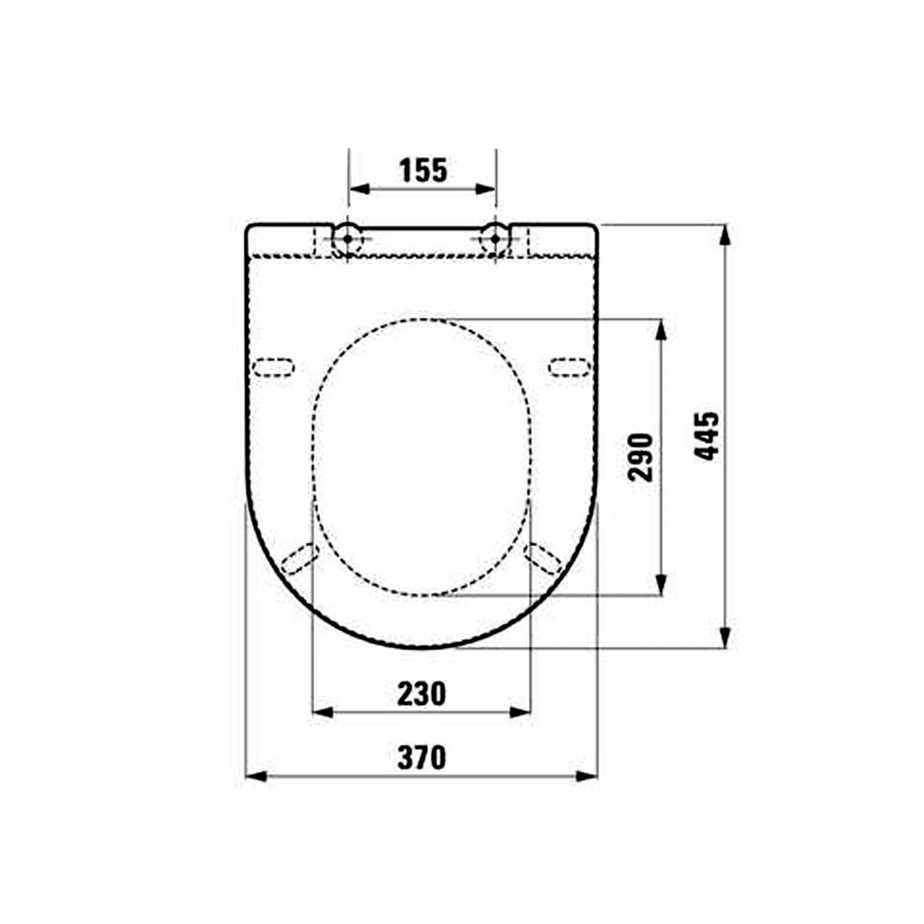 Сиденье с крышкой унитаза Laufen Pro Slim 8989660000001 (8.9896.6.000.000.1)