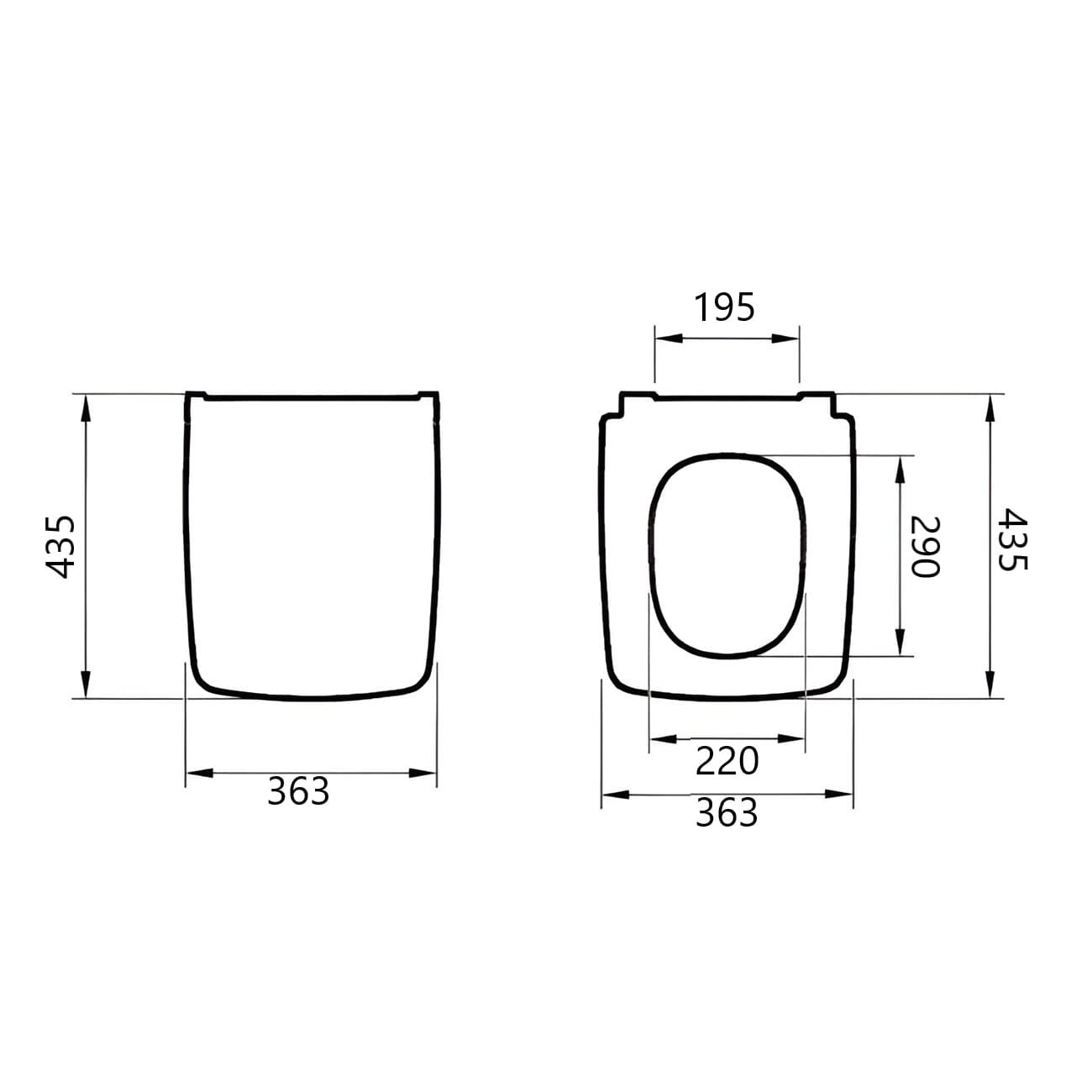 Сиденье для унитаза Vitra Metropole slim 122-003-009