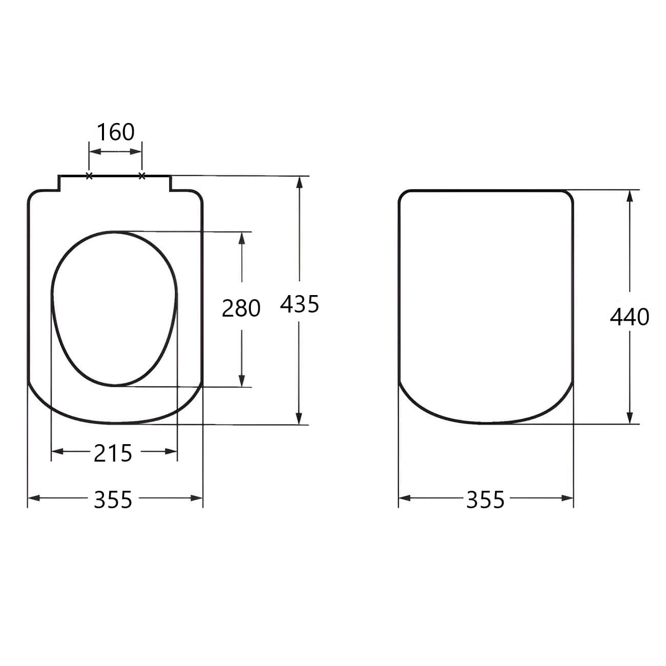 Сиденье для унитаза Cersanit COLOUR S-DS-COL-DL-t