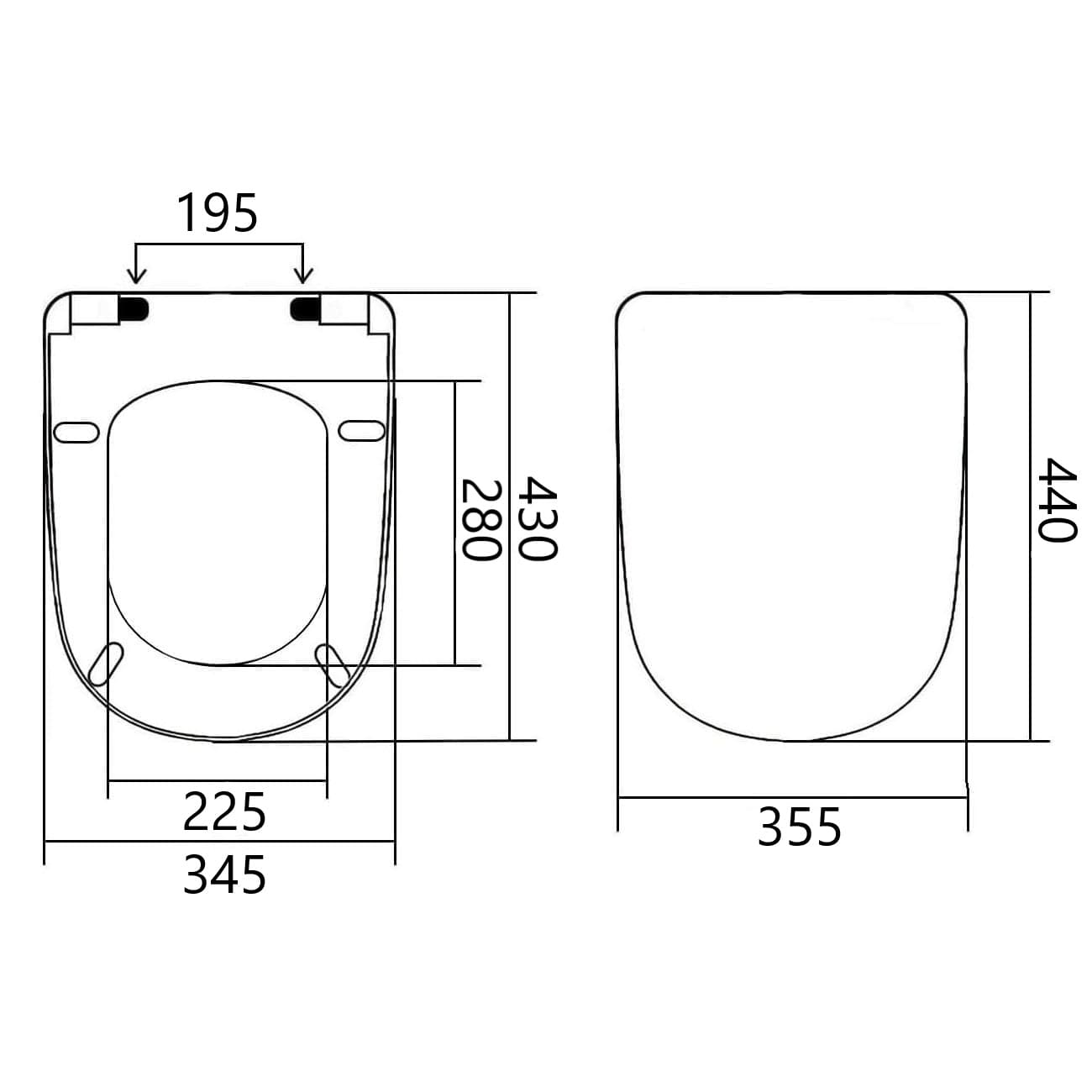 Сиденье с крышкой для унитаза VitrA S50 72-003-309