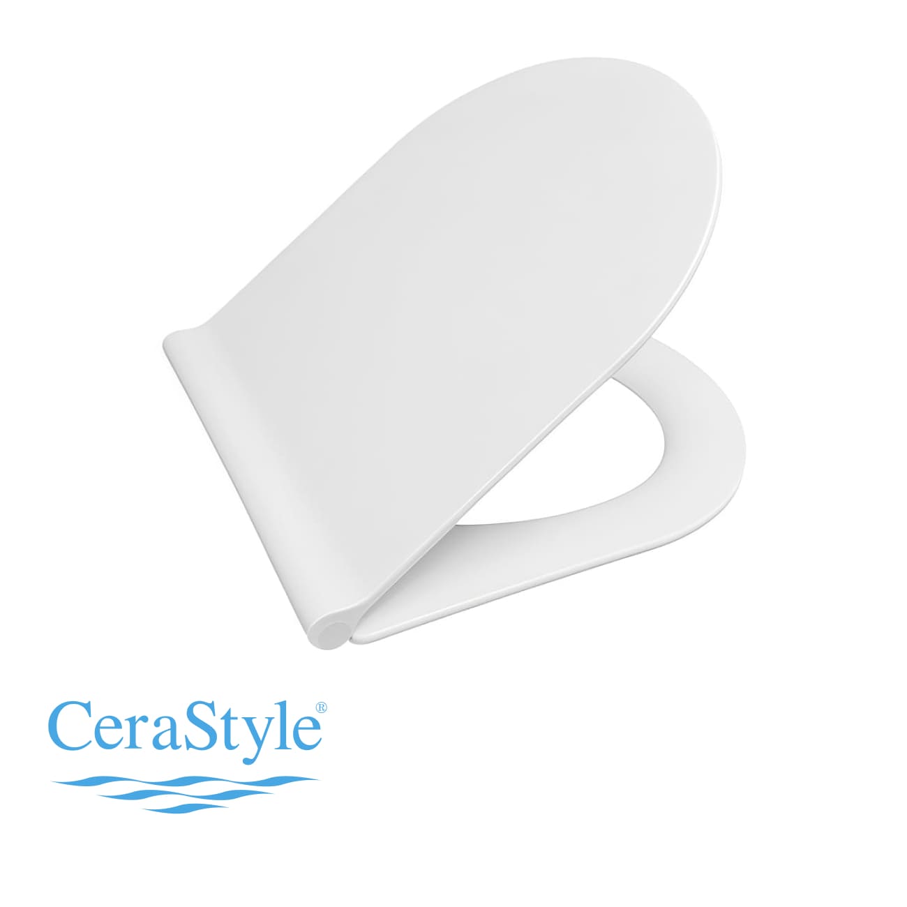 Сиденье с крышкой для унитаза CeraStyle Bella Slim SC00501S50003012