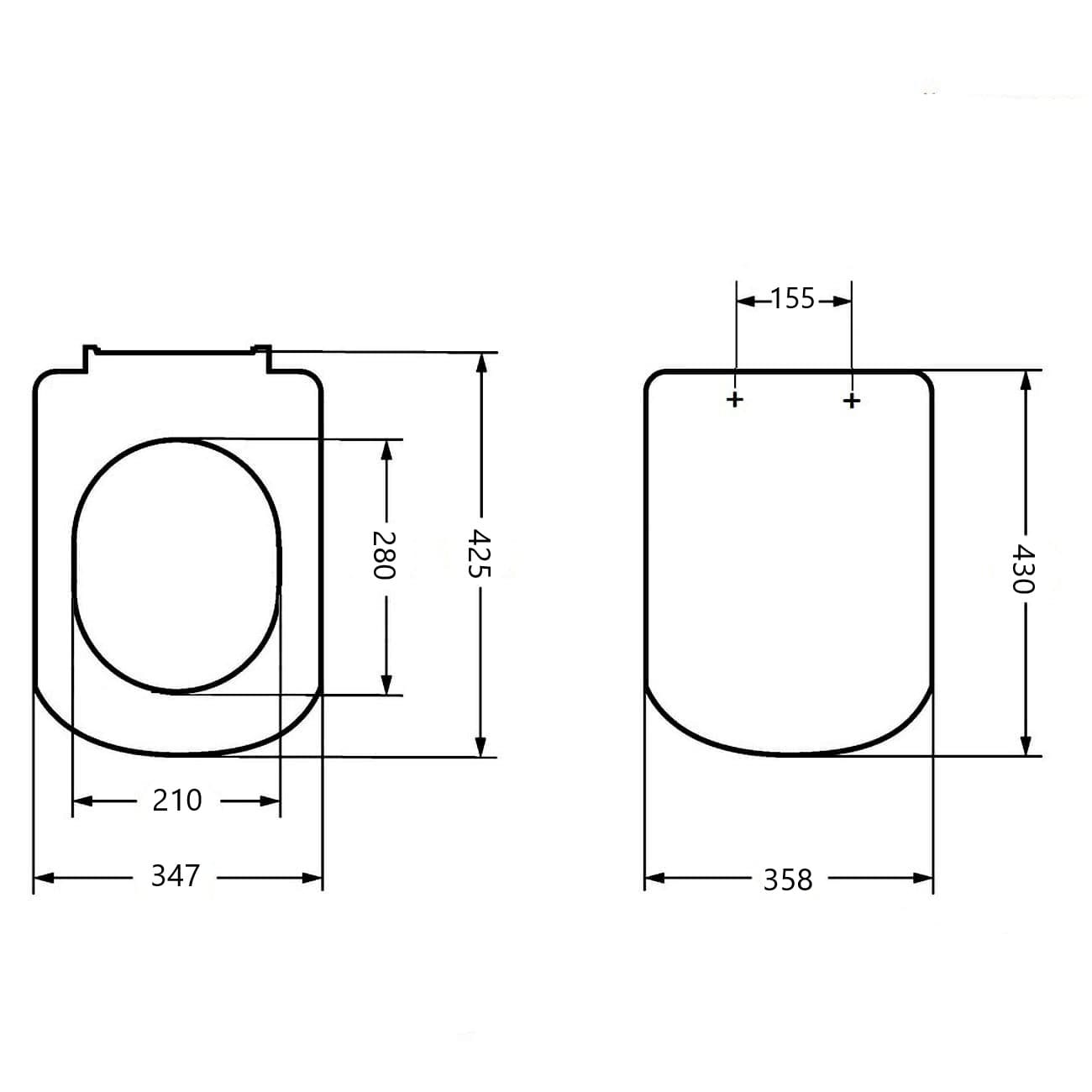 Сиденье с крышкой Haro Makira 534039