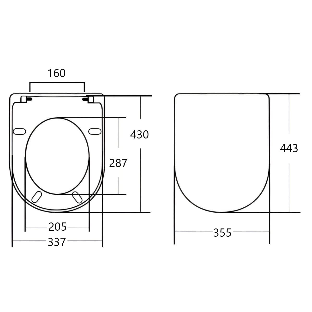 Сиденье с крышкой Roca THE GAP ROUND A801D12001 (7801D12001)