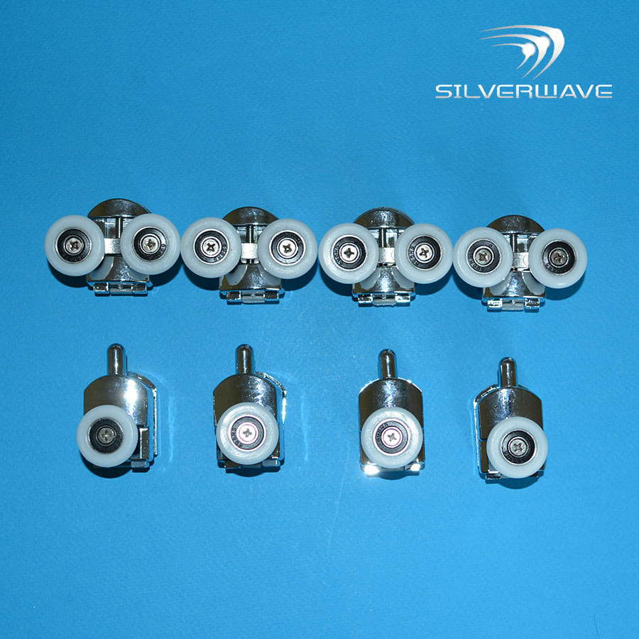 Ролики для душевых кабин КОМПЛЕКТ (8 ШТ) RK-4 (ХРОМ)