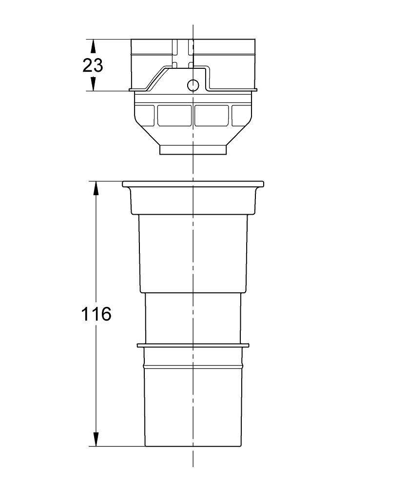Адаптер для GD2 на 4,5 л GROHE 42333000