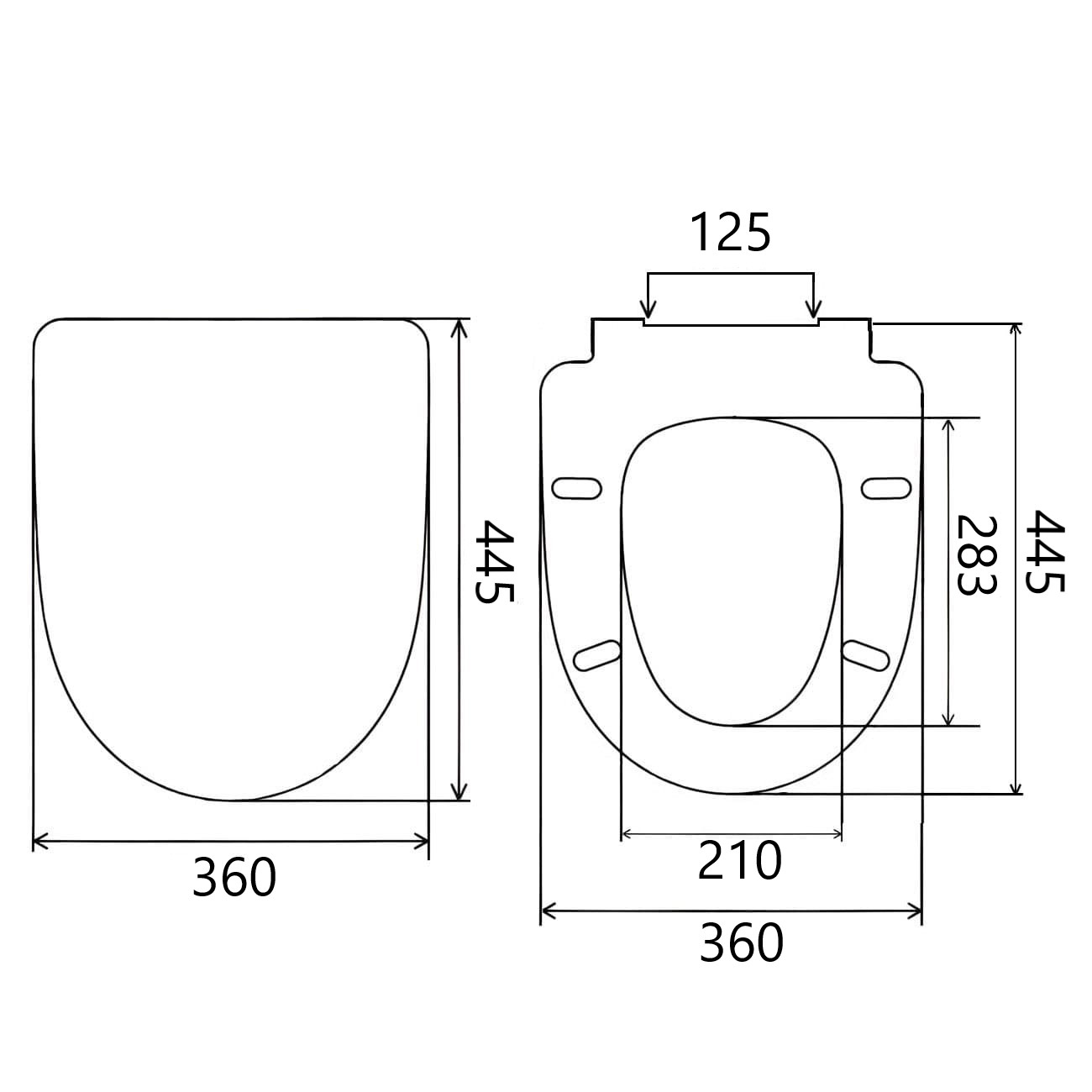 Сиденье с крышкой для унитаза Creavit Free KC0903.02.0000E