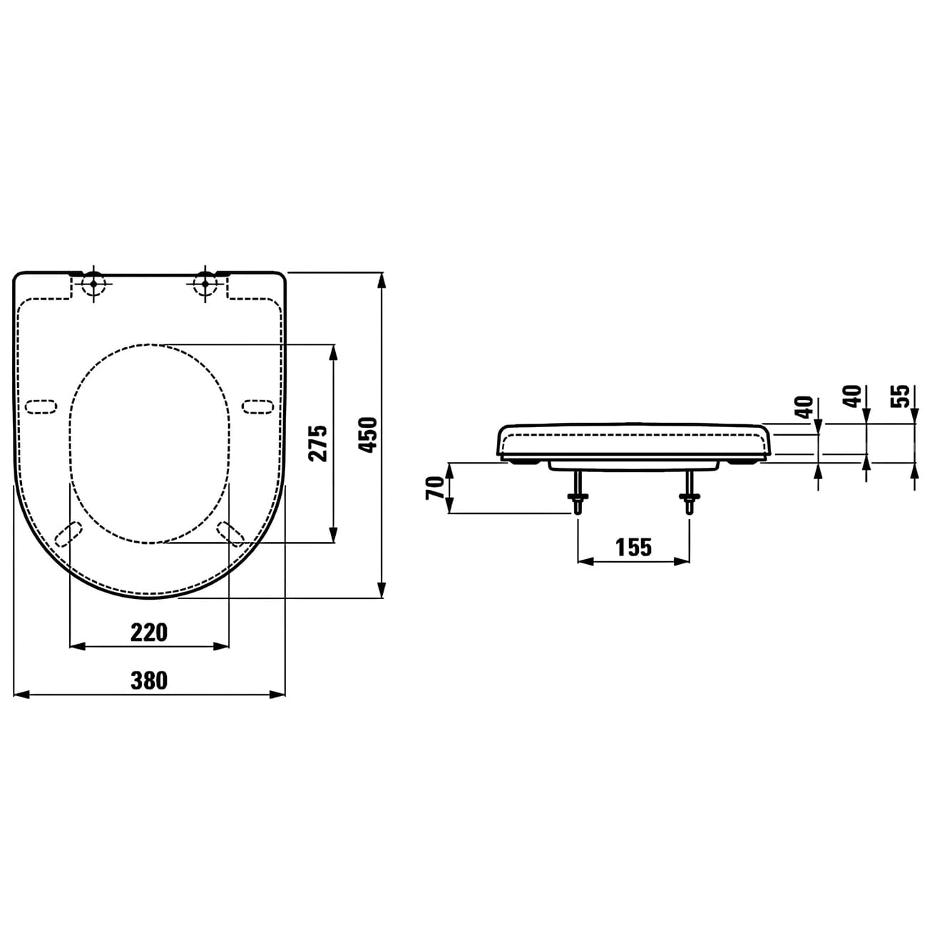 Сиденье с крышкой унитаза Laufen Pro 8919513000031 (8.9195.1.300.003.1)