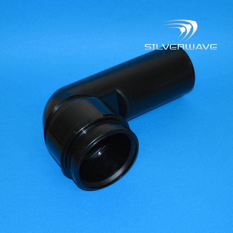 Фановый угловой отвод 90х90 с соединительным патрубком Oli 622031