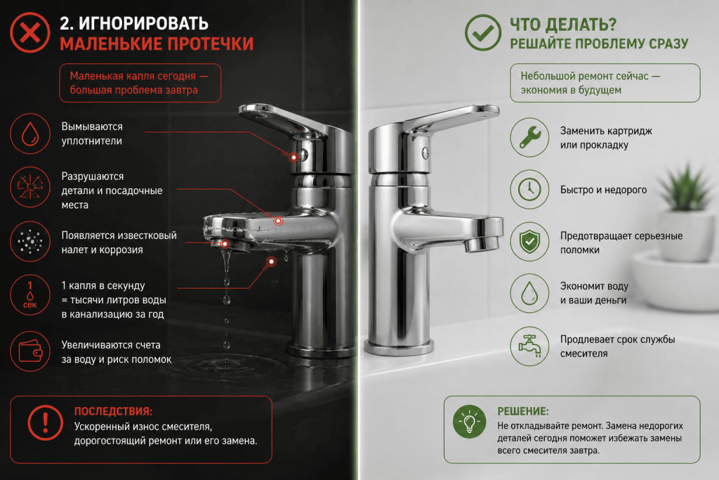 Игнорировать маленькие протечки
